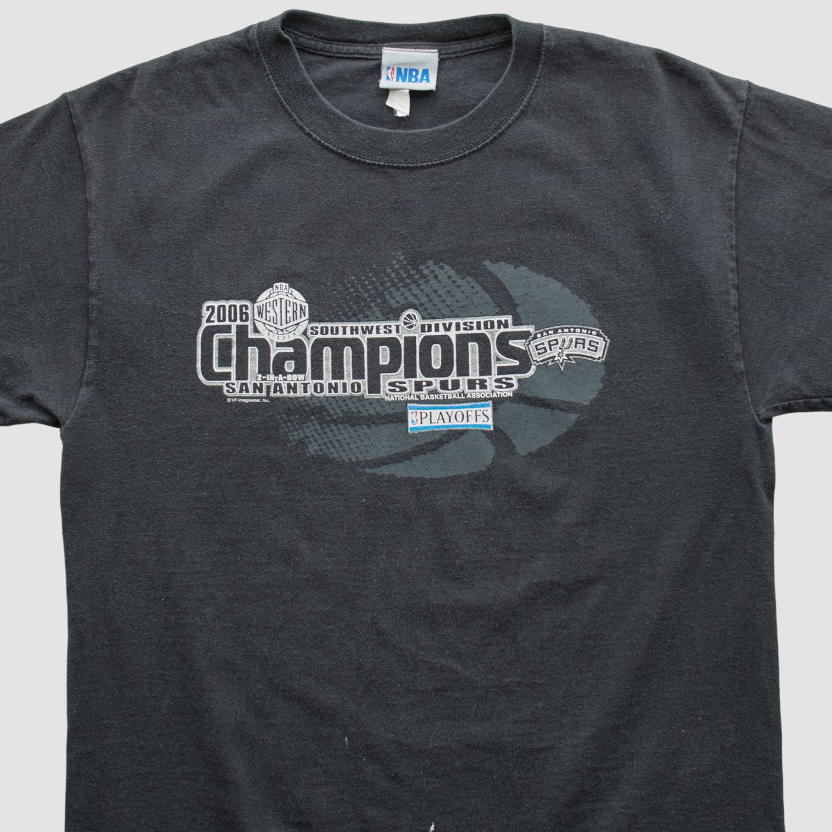 San Antonio Spurs NBA 2006 T-shirt Black Vintage - Vintage