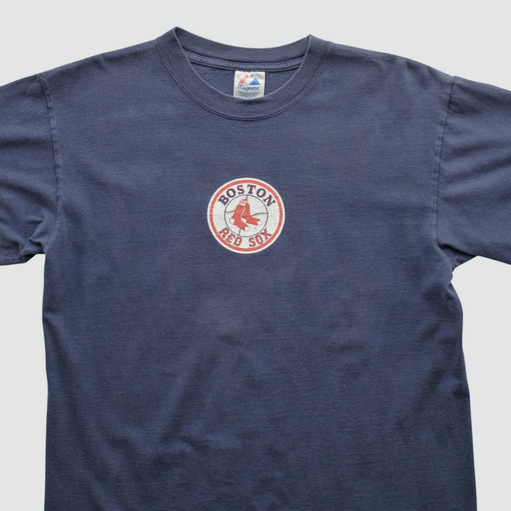 Boston Red Sox Majestic 2000s T-shirt - Navy - Vintage T-shirts