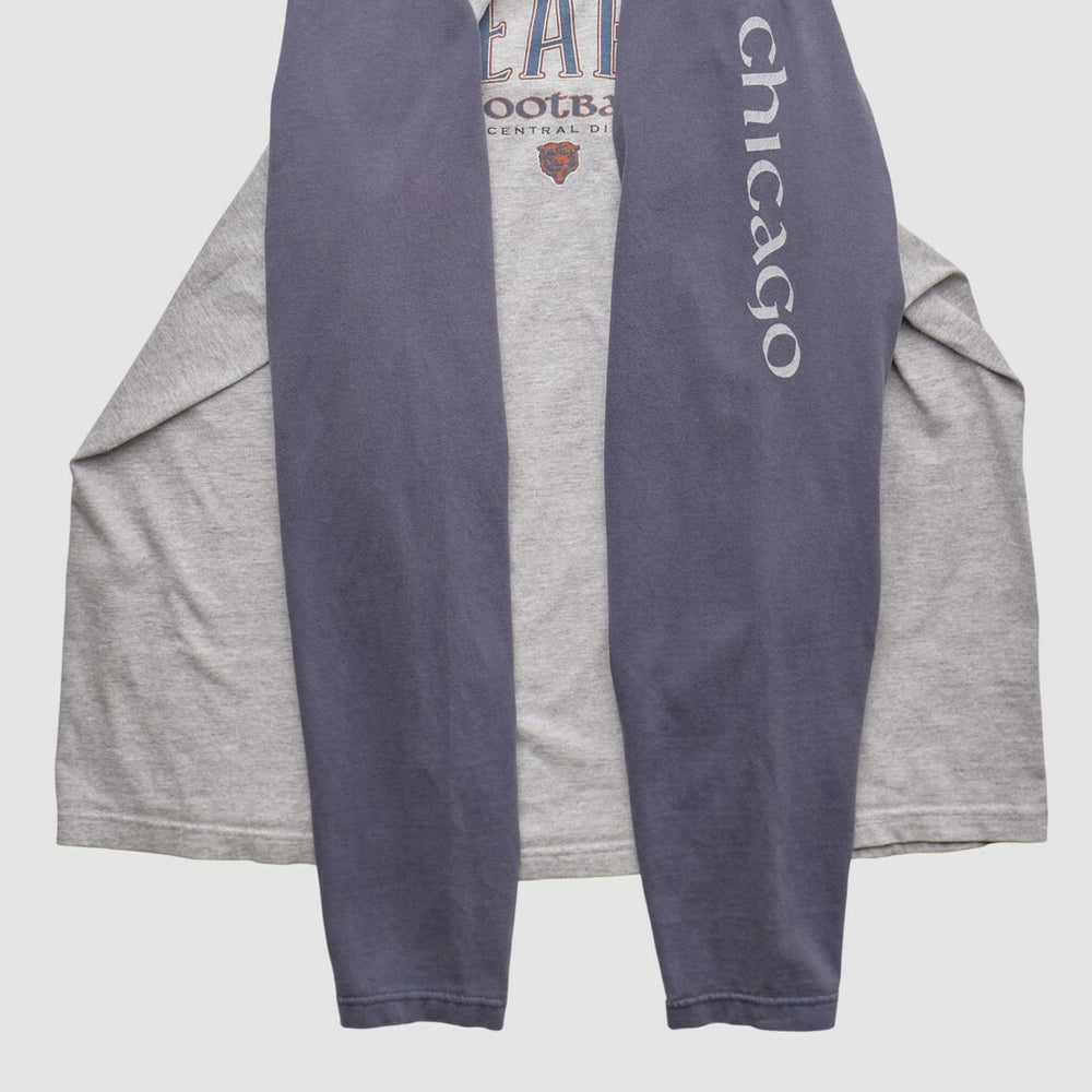 Chicago Bears NFL 2000s Long Sleeve T-shirt - Heather Gray T-shirts