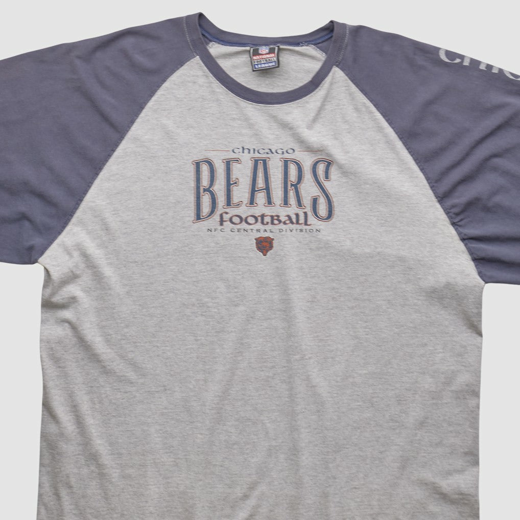 Chicago Bears NFL 2000s Long Sleeve T-shirt - Heather Gray T-shirts