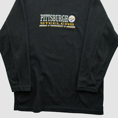 Pittsburgh Steelers NFL 2000s Pullover Sweatshirt - Black Pullover