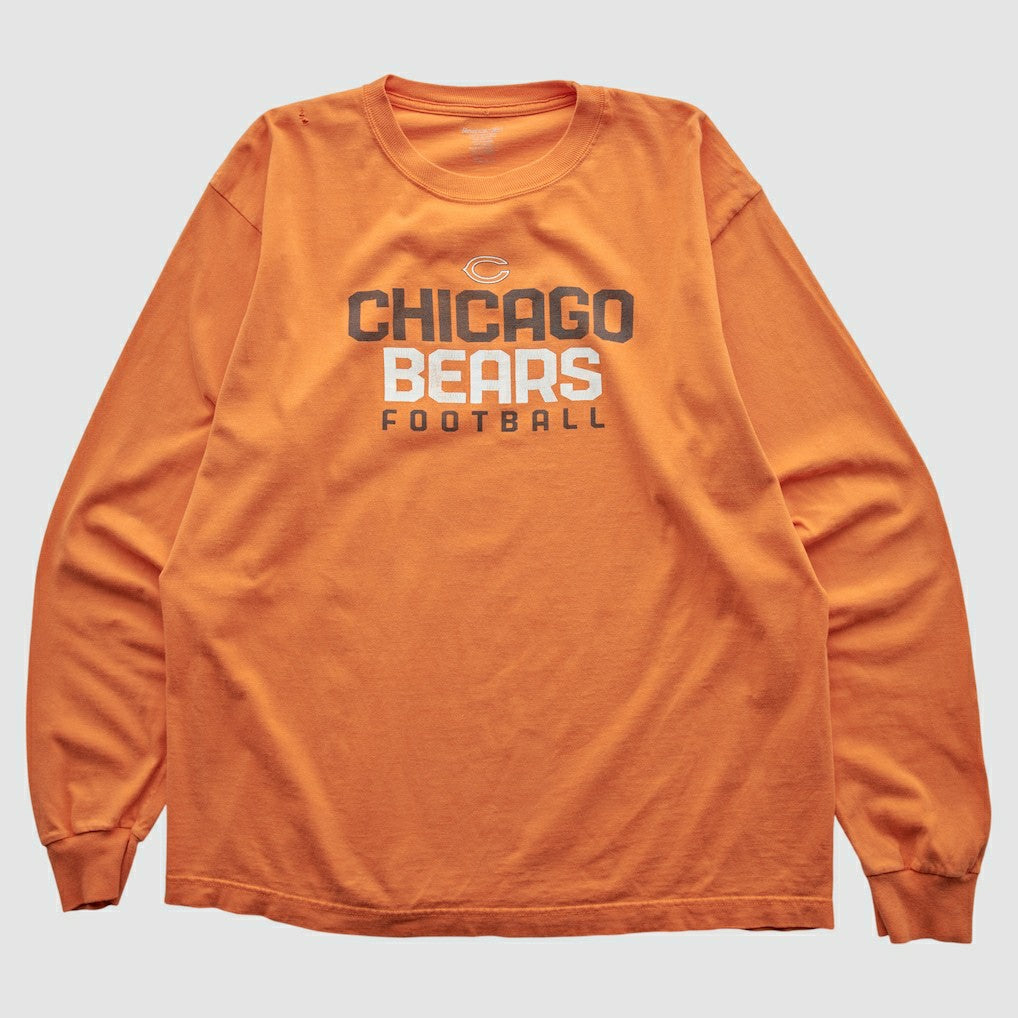 Chicago Bears Reebok 2000s Long Sleeve T-shirt - Orange T-shirts