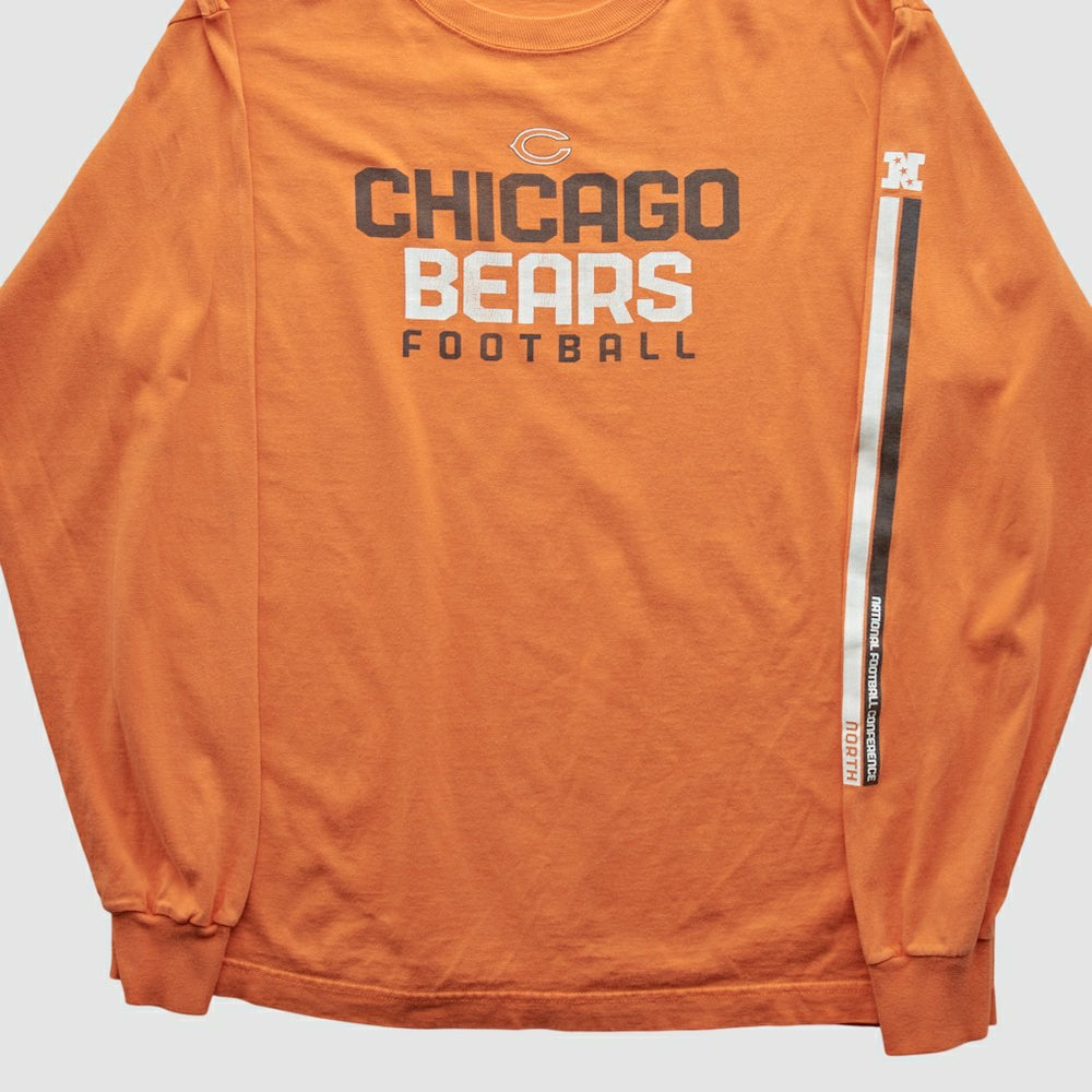 Chicago Bears Reebok 2000s Long Sleeve T-shirt - Orange T-shirts