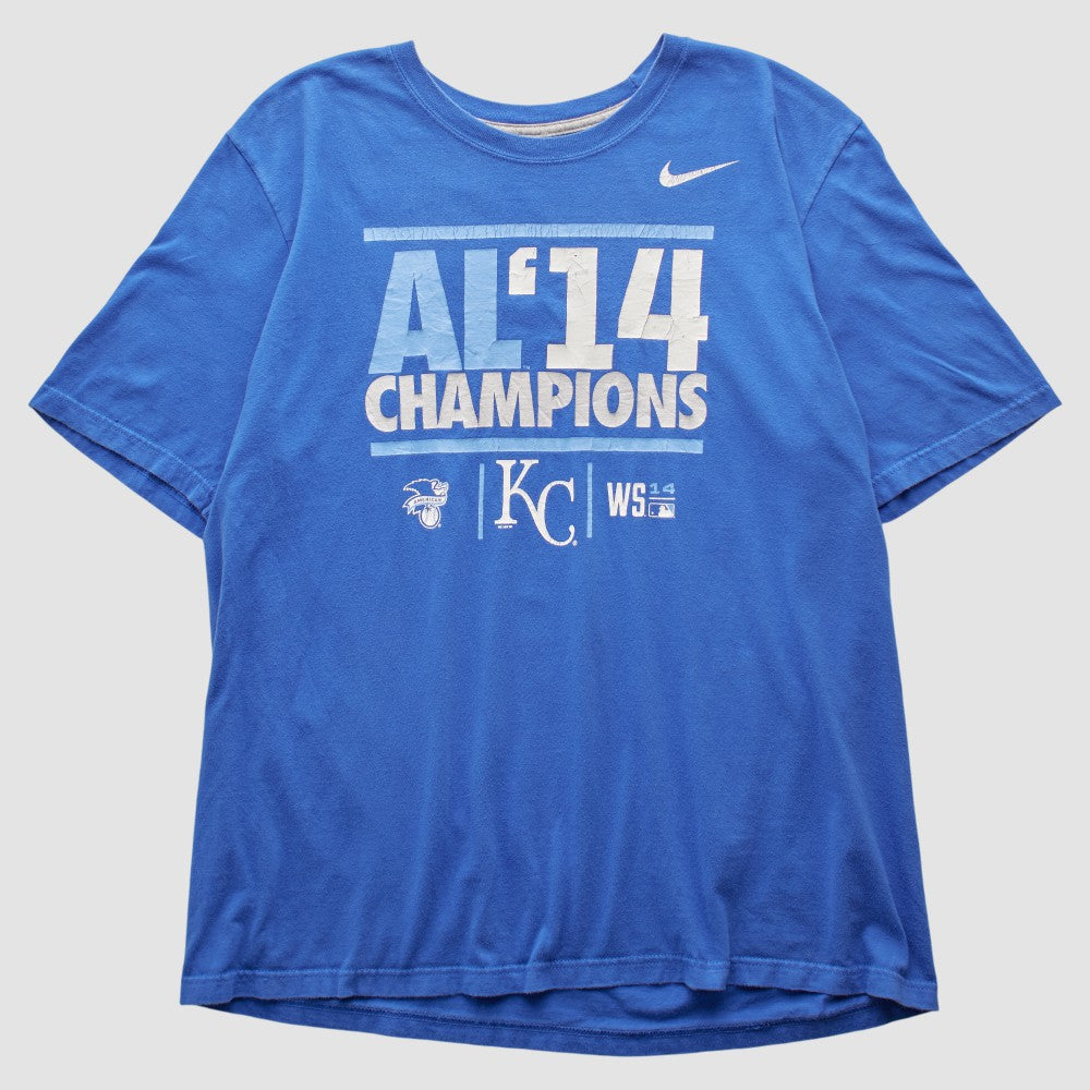 Kansas City Royals Nike 2014 T-shirt - Blue - Vintage T-shirts