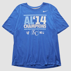 Kansas City Royals Nike 2014 T-shirt - Blue - Vintage T-shirts