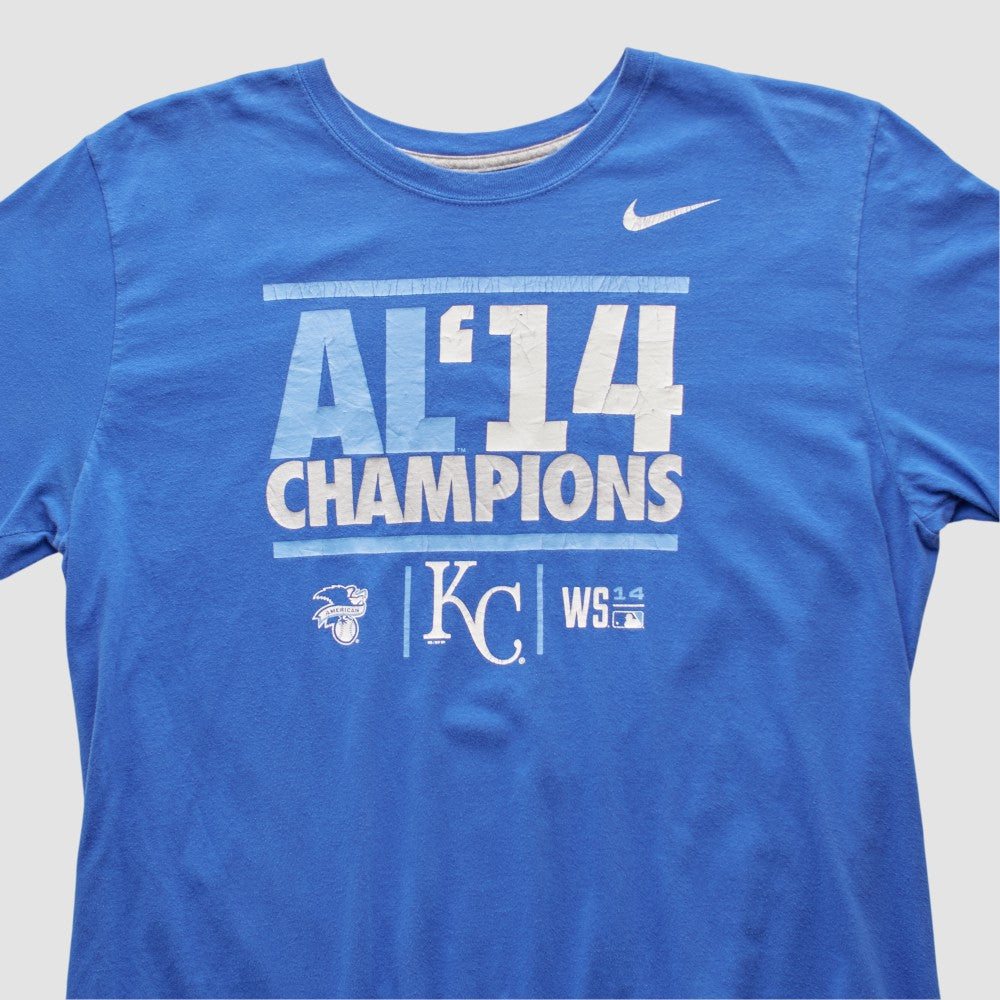 Kansas City Royals Nike 2014 T-shirt - Blue - Vintage T-shirts