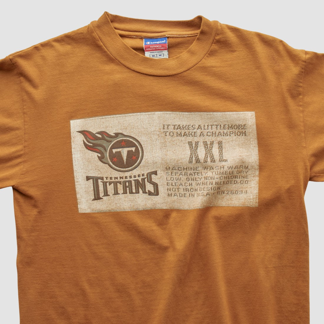 Tennessee Titans Champion 2000s Long Sleeve T-shirt - Brown T-shirts