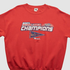 St. Louis Cardinals Lee Apparel 2004 Pullover Sweatshirt - Red - XVintage Pullover