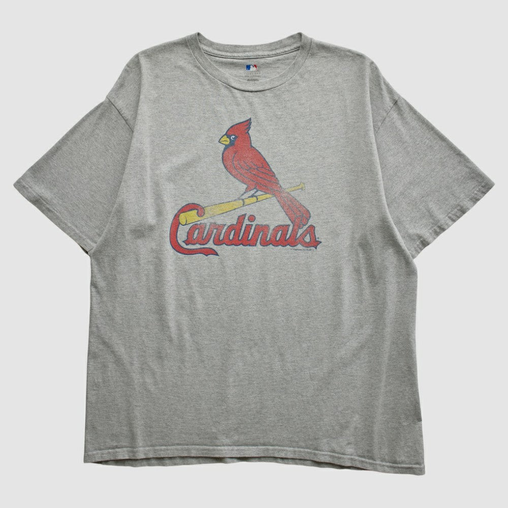 St. Louis Cardinals MLB 2010 T-shirt - Heather Gray - 3XVintage T-shirts