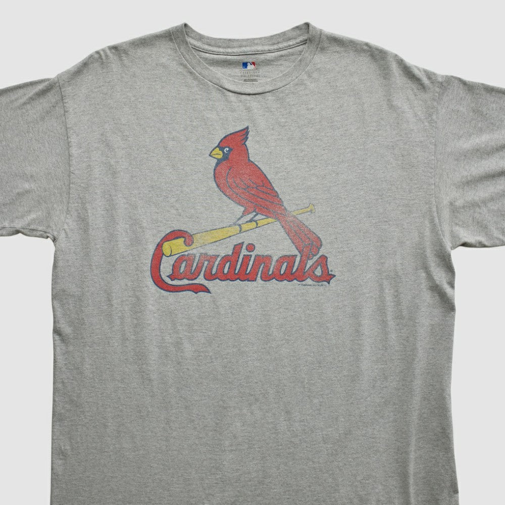 St. Louis Cardinals MLB 2010 T-shirt - Heather Gray - 3XVintage T-shirts
