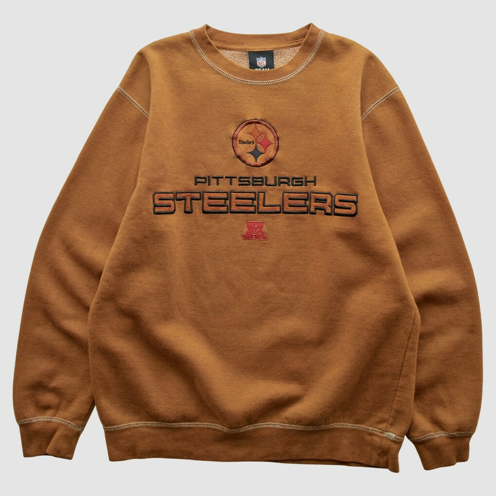 Pittsburgh Steelers Team Edition Apparel 2010s Pullover Sweatshirt - Brown Pullover
