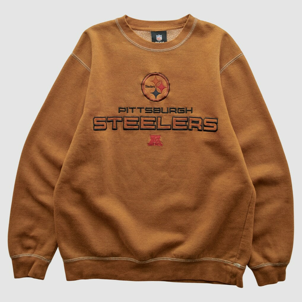 Pittsburgh Steelers Team Edition Apparel 2010s Pullover Sweatshirt - Brown Pullover
