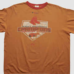 Boston Red Sox Majestic 2005 T-shirt - Orange - 2XVintage T-shirts