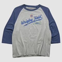 Chicago Cubs Majestic 2009 T-shirt - Heather Gray - Vintage T-shirts