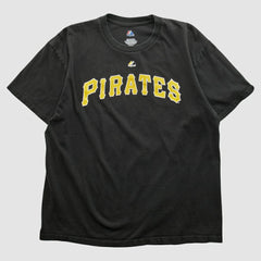 Pittsburgh Pirates Majestic 2000s T-shirt - Black - Vintage T-shirts