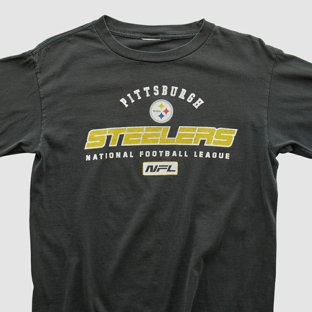 Pittsburgh Steelers 2000s Long Sleeve T-shirt - Black T-shirts