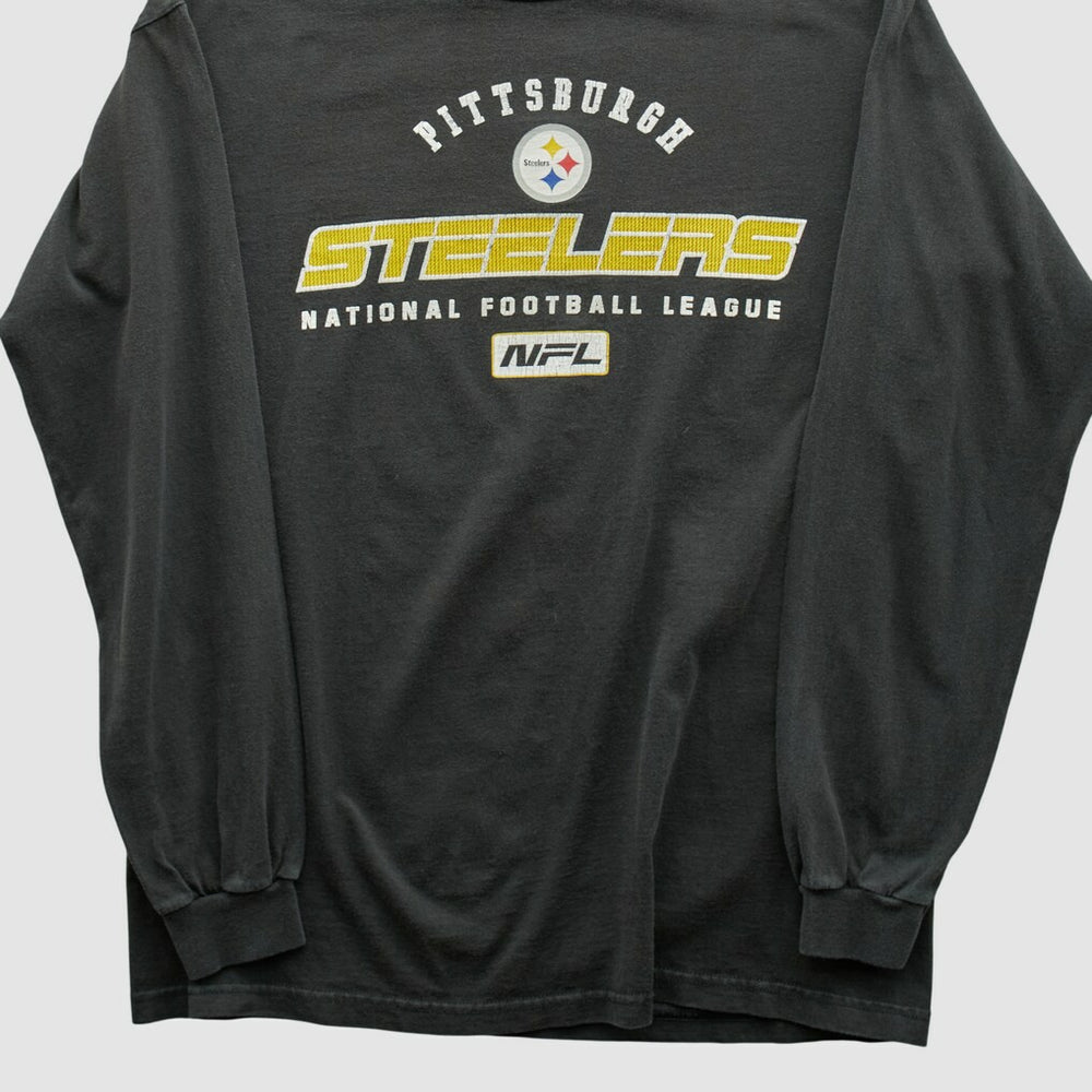 Pittsburgh Steelers 2000s Long Sleeve T-shirt - Black T-shirts