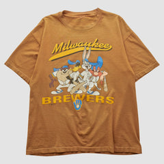 Milwaukee Brewers 1993 T-shirt - Brown - Vintage T-shirts