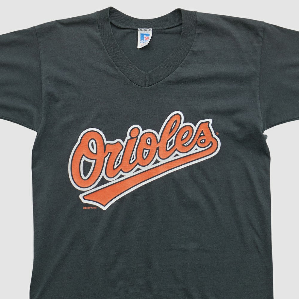 Baltimore Orioles Russell 90s T-shirt - Black - Vintage T-shirts