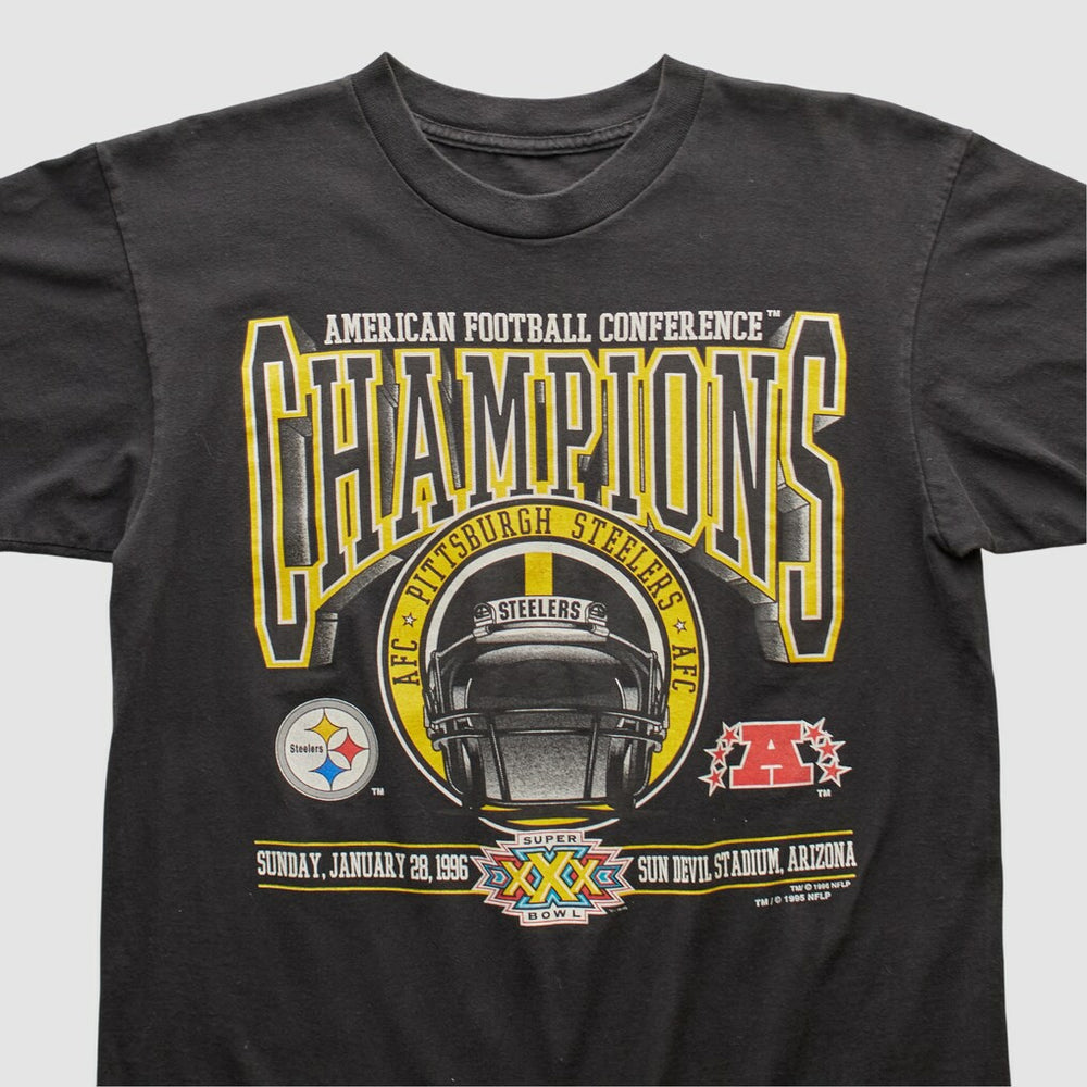 Pittsburgh Steelers 1996 T-shirt - Black T-shirts
