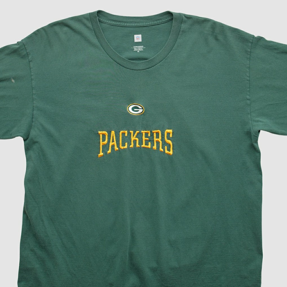 Green Bay Packers NFL 2000s Long Sleeve T-shirt - Green T-shirts