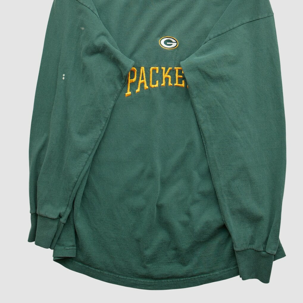 Green Bay Packers NFL 2000s Long Sleeve T-shirt - Green T-shirts