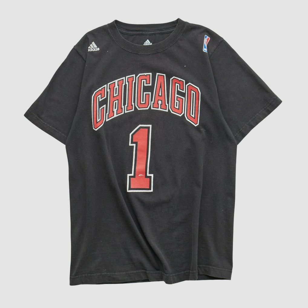 Chicago Bulls 2010s T-shirt Black Vintage - Adidas