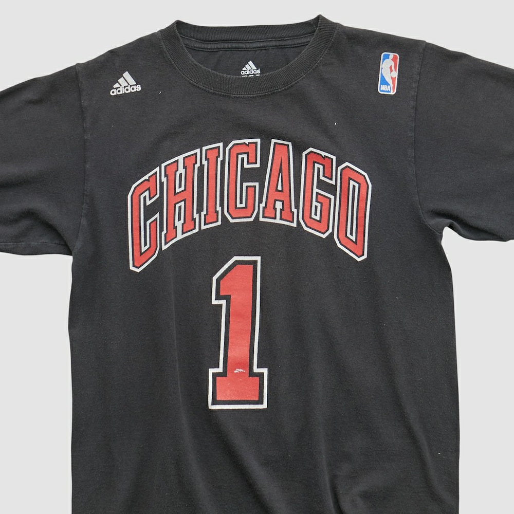 Chicago Bulls 2010s T-shirt Black Vintage - Adidas