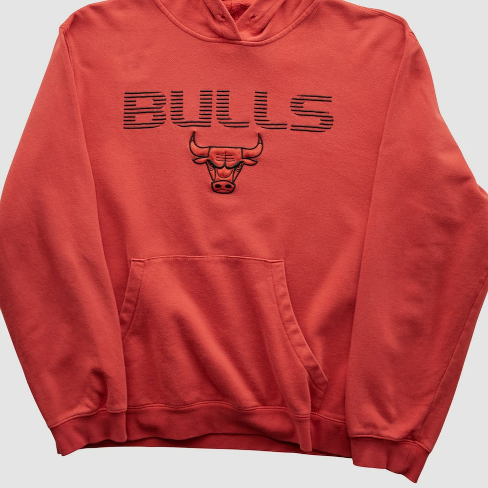 Chicago Bulls 2010s Hooded Pullover Sweatshirt Red Vintage - Adidas