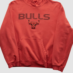 Chicago Bulls 2010s Hooded Pullover Sweatshirt Red Vintage - Adidas