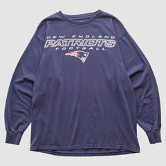 New England Patriots NFL 2000s Long Sleeve T-shirt - Navy T-shirts