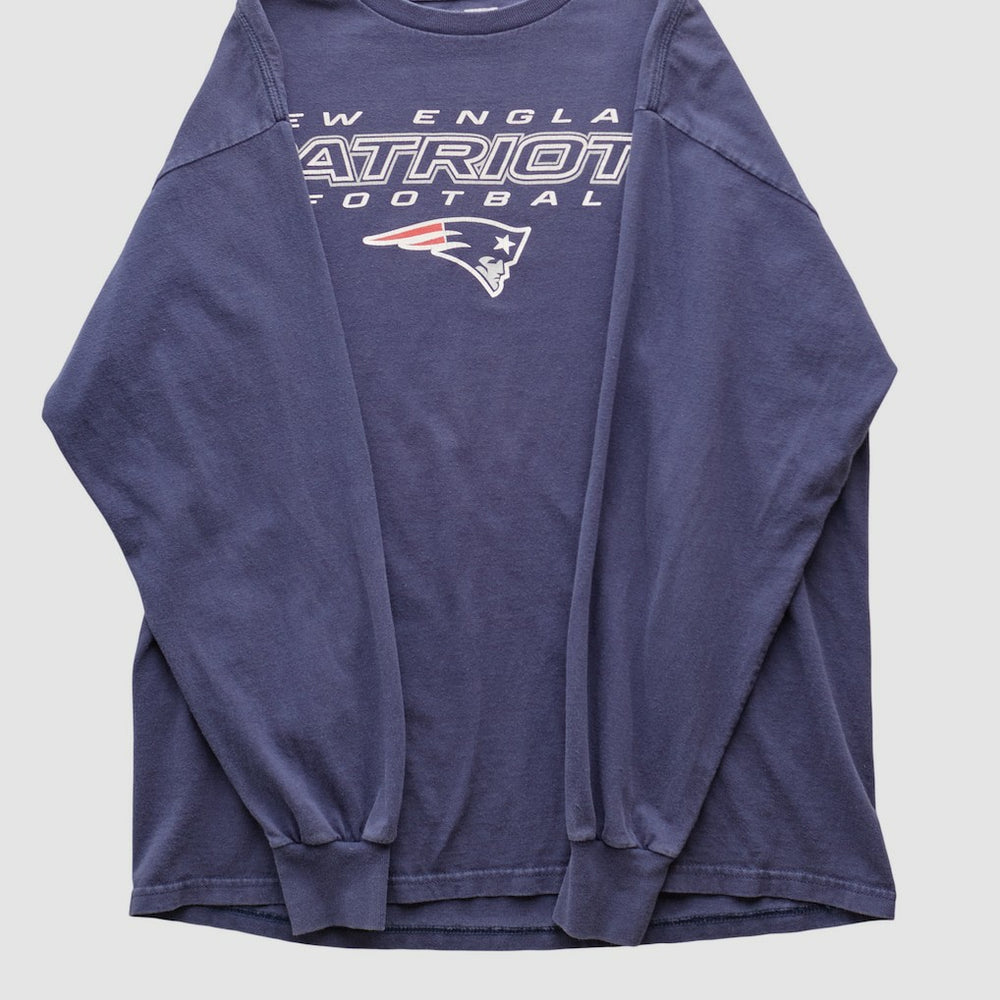 New England Patriots NFL 2000s Long Sleeve T-shirt - Navy T-shirts