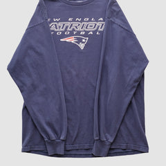 New England Patriots NFL 2000s Long Sleeve T-shirt - Navy T-shirts
