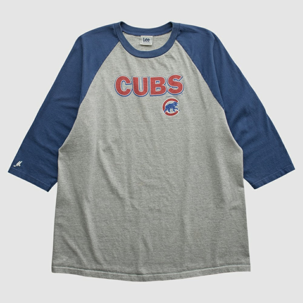 Chicago Cubs Lee Apparel 2000s T-shirt - Heather Gray - XVintage T-shirts