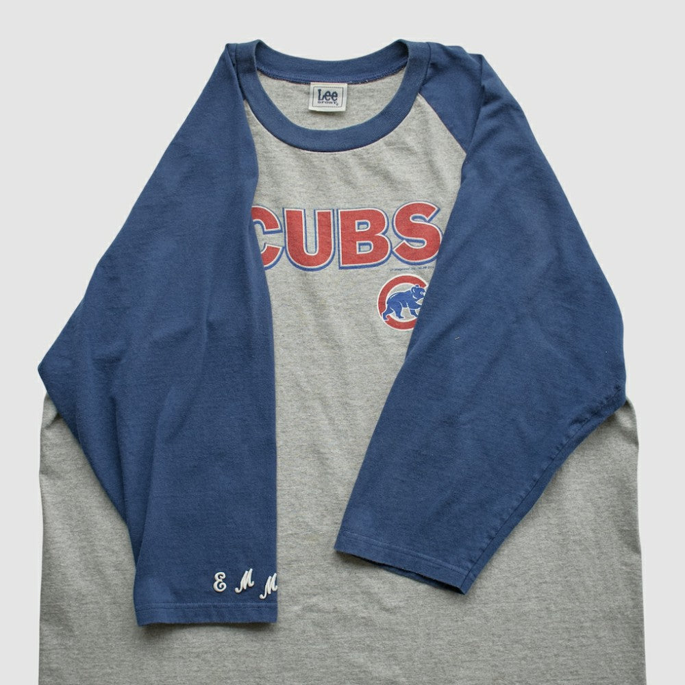 Chicago Cubs Lee Apparel 2000s T-shirt - Heather Gray - XVintage T-shirts