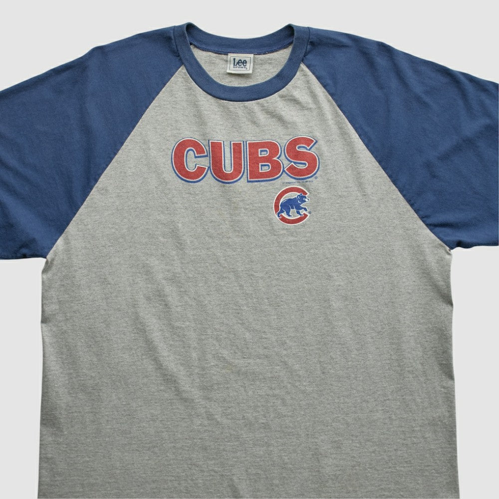 Chicago Cubs Lee Apparel 2000s T-shirt - Heather Gray - XVintage T-shirts