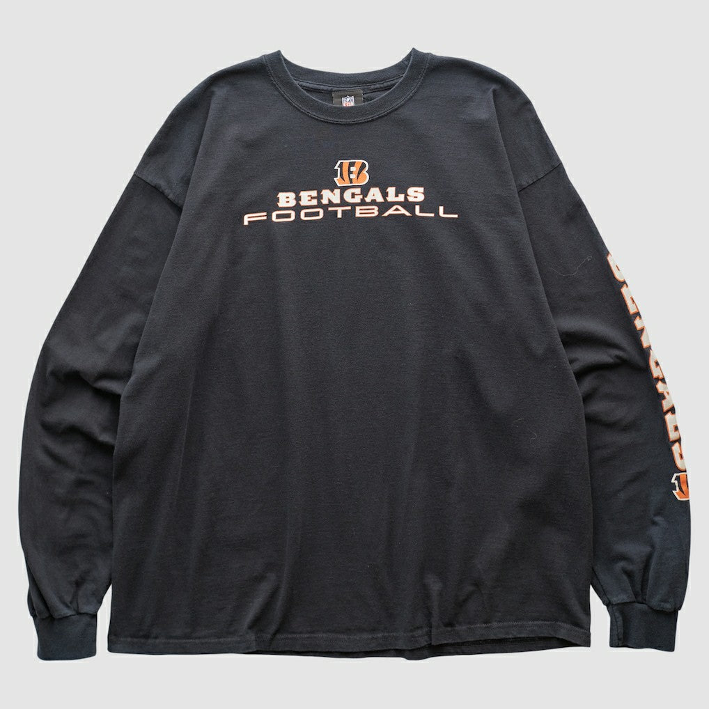 Cincinnati Bengals NFL 2010s Long Sleeve T-shirt - Black T-shirts