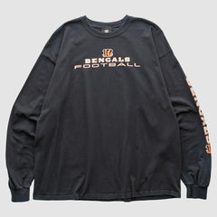 Cincinnati Bengals NFL 2010s Long Sleeve T-shirt - Black T-shirts