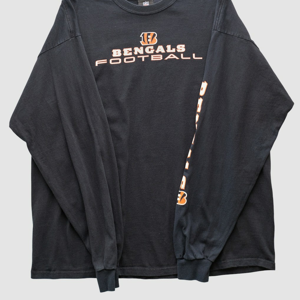 Cincinnati Bengals NFL 2010s Long Sleeve T-shirt - Black T-shirts