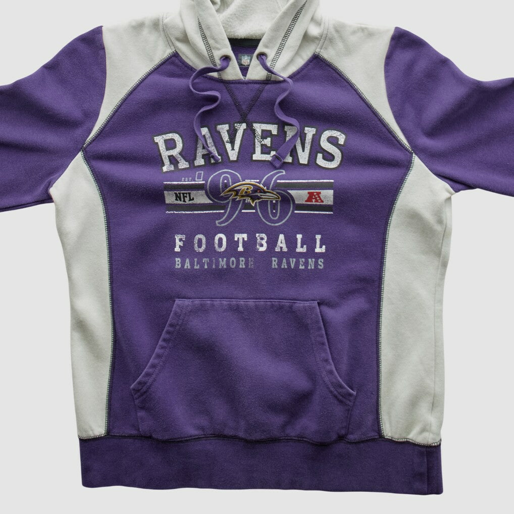 Baltimore Ravens NFL 2010s Hooded Pullover Sweatshirt - Purple Pullover