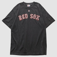 Boston Red Sox Majestic 2010s T-shirt - Black - Vintage T-shirts
