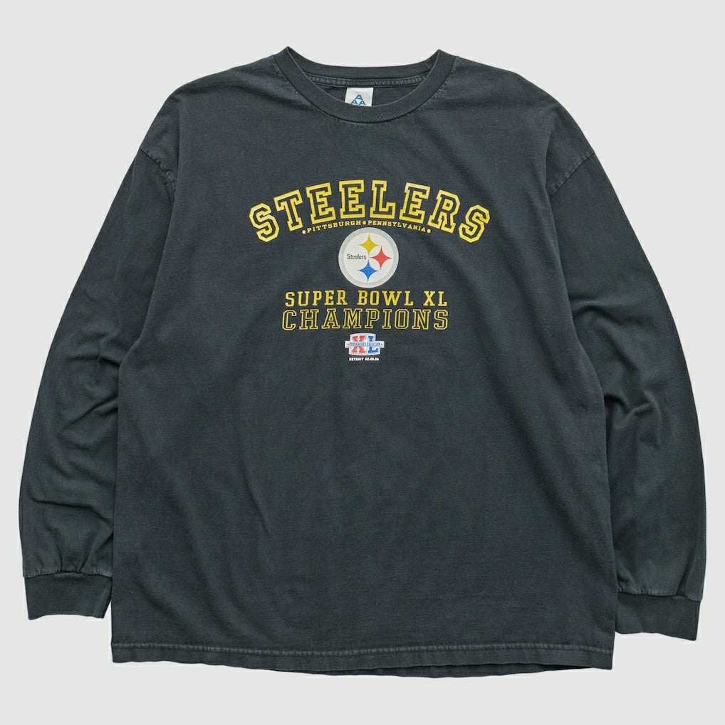 Pittsburgh Steelers Alstyle 2006 Long Sleeve T-shirt - Black T-shirts
