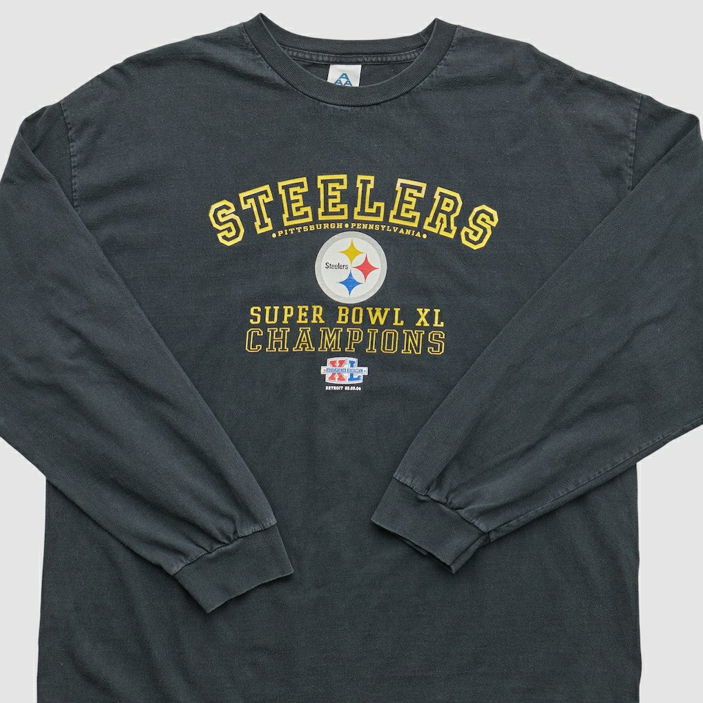 Pittsburgh Steelers Alstyle 2006 Long Sleeve T-shirt - Black T-shirts