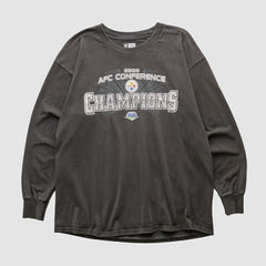Pittsburgh Steelers NFL 2008 Long Sleeve T-shirt - Black T-shirts