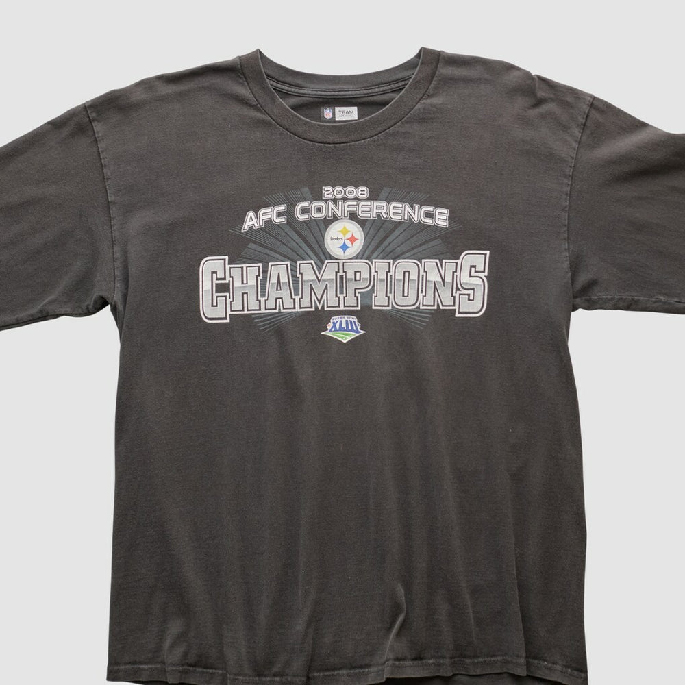 Pittsburgh Steelers NFL 2008 Long Sleeve T-shirt - Black T-shirts