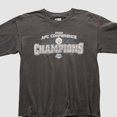 Pittsburgh Steelers NFL 2008 Long Sleeve T-shirt - Black T-shirts