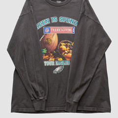 Philadelphia Eagles NFL 2008 Long Sleeve T-shirt - Charcoal T-shirts