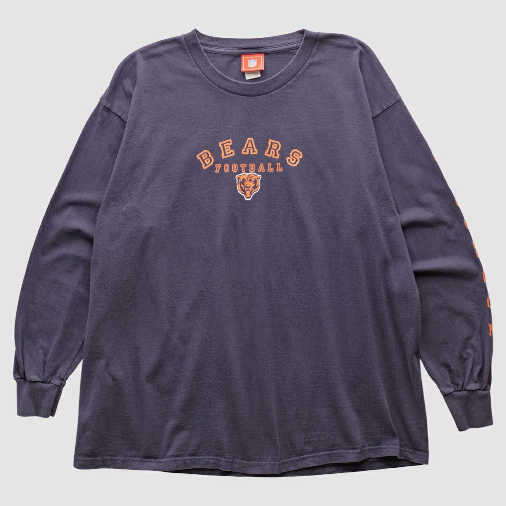 Chicago Bears NFL 2000s Long Sleeve T-shirt - Navy T-shirts