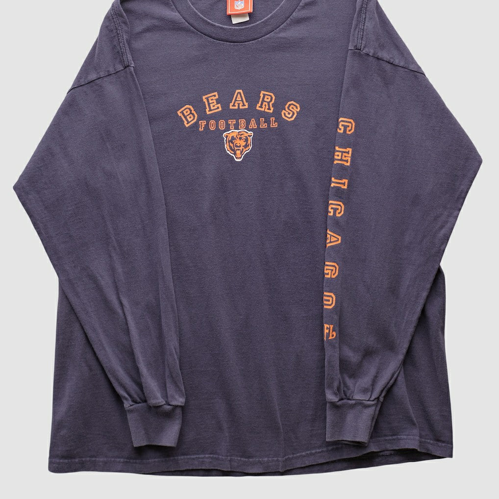 Chicago Bears NFL 2000s Long Sleeve T-shirt - Navy T-shirts