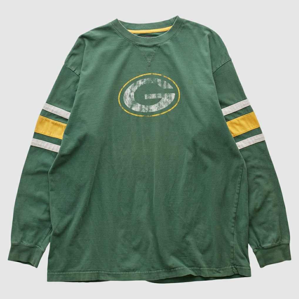 Green Bay Packers NFL 2010s Long Sleeve T-shirt - Green T-shirts